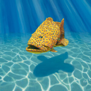 Grouper painting by Paul Elder